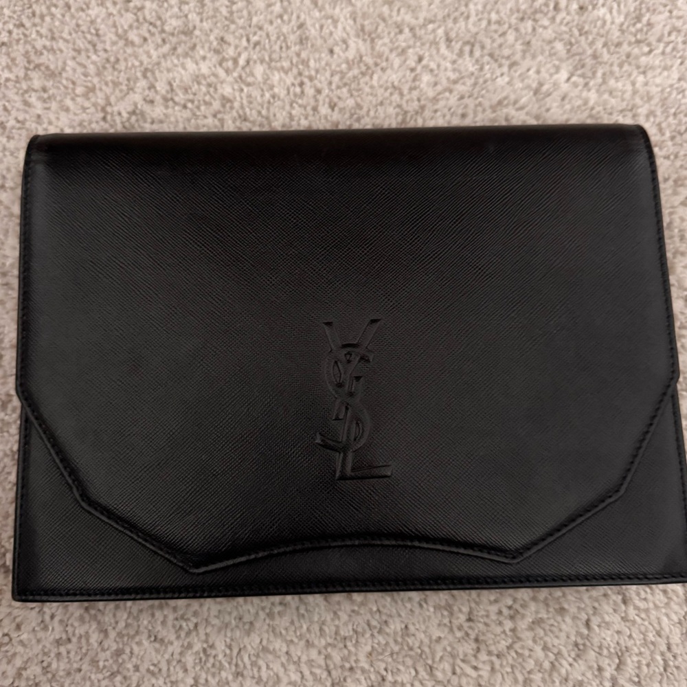 Authentic Yves Saint Laurent Black Clutch
